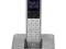 Telefon bezprzewodowy chromowany