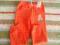 Mothercare spodnie dresowe pomarańczo nowe roz 110