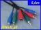 Kabel Component RGB 3xRCA (Cinch) 5,0m (607)