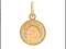 ZŁOTY OKRĄGŁY MEDALIK MATKA BOSKA pr.585