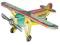 PUZZLE DREWNIANE 3dD SAMOLOT JEDNOPŁATOWIEC LOUIS