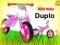 DUPLO Milly Mally ROWEREK BIEGOWY Drewno 12 KOTEK