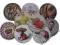 Bardzo ładne podkładki komplet 9 szt różne