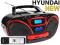 HYUNDAI RADIO BOOMBOX CD MP3 WMA USB SD AUX [B282