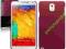 SAMSUNG GALAXY NOTE 3 CZERWONY TWARDA GUMA ETUI