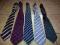 Komplet  modnych krawatów,tanio!!!!