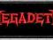 Naszywka MEGADETH thrash metal haft