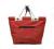 SKŁADANY KOSZ NA ZAKUPY KOSZYK PIKNIKOWY CZERWONY