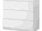 IKEA MALM komoda 3 szuflady Biały wys 24h