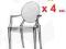 PAKIET KRZESŁO GHOST DYMIONE x 4 szt. WARSZAWA