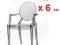 PAKIET KRZESŁO GHOST DYMIONE x 6 szt. WARSZAWA