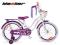 BIAŁY FIOLETOWY RÓŻOWY MEXLLER ROWER 20 SISI