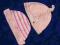 NEXT &amp; BHS 2 czapeczki wiosenno-letnie 6-12m
