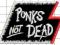Naszywka PUNKS NOT DEAD punk haft