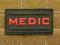 Naszywka Medyczna JTG Patch MEDIC Black Red 3D