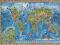 Puzzle Świat mapa dla dzieci Amazing World 3000