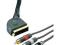 Kabel ADAPTER SCART EURO na CINCH 2x + SVHS 1M