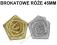 RÓŻYCZKI RÓŻE BROKATOWE 45MM 1sztNAJŁADNIEJSZE0698