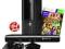 KONSOLA XBOX 360 SLIM 4GB+KINECT+20 GIER+HDMI