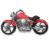 Balon foliowy motor HARLEY różowy 61 cm