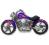 Balon foliowy motor HARLEY niebieski 61 cm