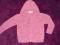 Różowy sweterek z kapturem 104