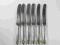 6 szt srebrne noze stolowe   pr.800 490 gram
