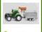 SIKU Traktor z Przyczepą dla Zwierząt