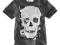 Bluzka t-shirt 110/116 H&amp;M czacha hot-rod 2szt