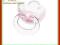 NUK Smoczek silikonowy BABY ROSE rozm.1 0-6m PROMO