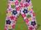 Legginsy spodnie w kwiaty roz. 86,92,98,104,110 cm