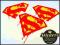 SUPERMAN BLOODY LOGO - 10cm naklejka full color