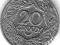 20 groszy 1923 r. - stan BDB   nieczyszczona  OPIS
