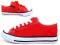 CZERWONE TENISÓWKI TRAMPKI DZIECIĘCE NA SUWAK - 35