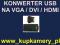 KONWERTER SYGNAŁU USB NA VGA / DVI / HDMI