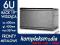 6U 450mm szafa RACK czarna wisząca WCB06-645-AAA-C