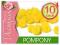 POMPONY pomponiki 13mm ŻÓŁTE 10szt