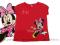 DISNEY MYSZKA MINNIE MIKI BLUZKA CZERWONA 122 B778