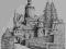 Rysunek Marka Szymańskiego Zamek Czocha format A4