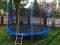 TRAMPOLINA 312 cm TRAMPOLINY  Bezpieczna+Drabinka