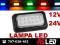 LAMPA 18 LED ostrzegawcza LAWETA TIR BUS 12V 24V