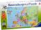 RAVEN. 200 EL.XXL POLITYCZNA MAPA EUROPY PUZZLE