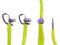 Sluchawki z mik. Typhoon UniqueLace zielone