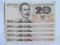 0073 - 20 ZŁOTYCH - 1982r - SERIA A,B,C - ZESTAW