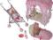 SILVER CROSS WÓZEK, ŁÓŻECZKO, NOSIDEŁKO I LALKA