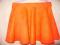 Spódniczka rozkloszowana - neon pomarańczowy 110