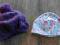 h&amp;m 74/80  6-12 m dwie czapeczki beret wiosna