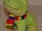 Zabawka maskotka pluszowa żabka seledynowa 16 cm