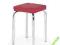 KRZESŁO METALOWE TABORET PIRI CZERWONY HALMAR