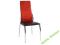 KRZESŁO METALOWE EKOSKÓRA H-238 CZERWONE SIGNAL